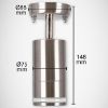 Terasos sodo šviestuvas SPT 03568 GU10 Inox Movement K1 paveikslėlis