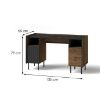 Rašomasis stalas Prestigo P9 Walnut War/San Seb/Black matt paveikslėlis