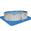 Hidriumo metalinis baseinas su priedais 5x3,60x1,20 m 56586 paveikslėlis