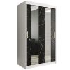 Marble Pole 120 White/Marble Black spinta paveikslėlis