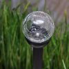Saulės lempa 1 LED BY-131576 Stiklo sfera 6 paveikslėlis