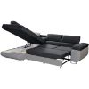 Kampinė sofa su miego funkcija Lido Alfa 19 + Alfa 17 kairėje paveikslėlis