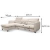 Kampinė sofa Samos Vogue 01 kairioji sofa-lova paveikslėlis
