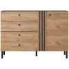 Spintelė Deco 138 Antracitas / ąžuolas Craft Gold paveikslėlis