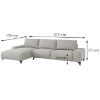 Kampinė sofa be miego funkcijos Falco Primo 84 kairė Kampinė sofa paveikslėlis