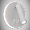 Sieninis šviestuvas Otello LED C 6W+3W baltas 03722 K1 paveikslėlis