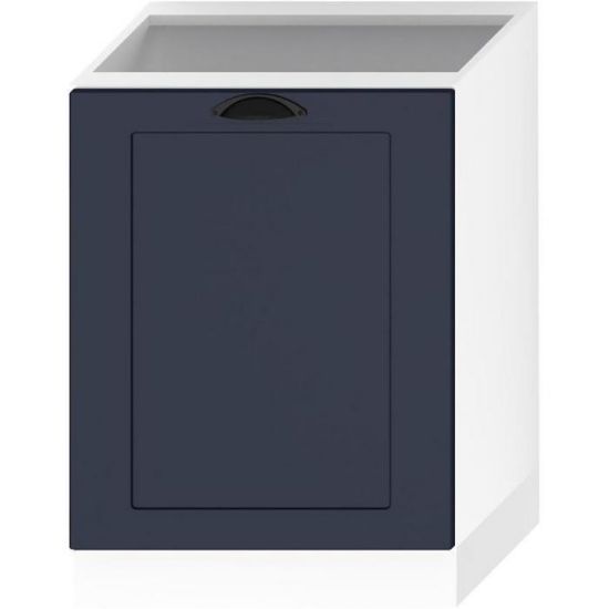 Virtuvės spintelė Adele D60 Pl Navy Blue/White paveikslėlis