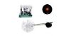 GLE7545F LED saulės lempa, D: 7,5 cm, H: 45 cm, paveikslėlis
