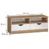 TV spintelė Tymeo 2s D.Craft Gold/White Gloss paveikslėlis