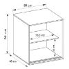 Komoda Table T6 80 ąžuolas sonoma paveikslėlis