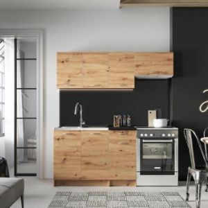 Rodyti išsamią informaciją apie Virtuvė Mela 120/180 ąžuolo artisan Virtuvė Mela 120/180 ąžuolo artisan paveikslėlis