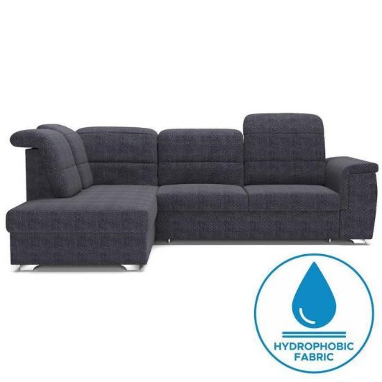 Kampinė sofa su miego funkcija Bergamo L Viton 203 kairėje paveikslėlis