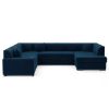 Dešiniojo Kampinė sofa Minos U Monolith 77 su miegamąja funkcija paveikslėlis