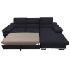Kampinė sofa su miegamąja funkcija Costi 2R-OT Soro 100 dešinė pusė paveikslėlis