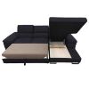 Kampinė sofa su miegamąja funkcija Costi 2R-OT Soro 100 dešinė pusė paveikslėlis