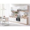 Favorit 260 C Plus virtuvė su Sonoma/White/Sonoma stalviršiu paveikslėlis
