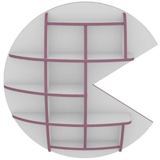 Lentyna Matrix III balta/violetinė paveikslėlis
