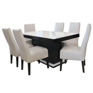 Paveikslėlis Stalo ir kėdžių komplektas Denis 1+6 ST704 IV KR346 BR2441 margo 05 SZ:9003