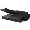 Kampinė sofa su miego funkcija Castello Nevada 10 + Madrid 1100 kairėje paveikslėlis