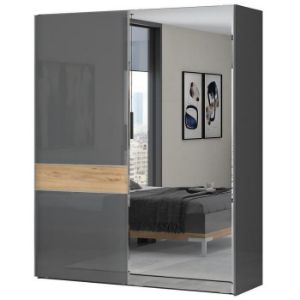 Spinta 2d Onyx su veidrodžiu pk181-og/on pacific walnut/ paveikslėlis