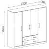 Spinta Smart SRl1 200 cm ąžuolas sonoma/balta paveikslėlis