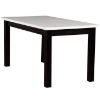 Stalas ST28 140X80+40 baltas/juodas paveikslėlis