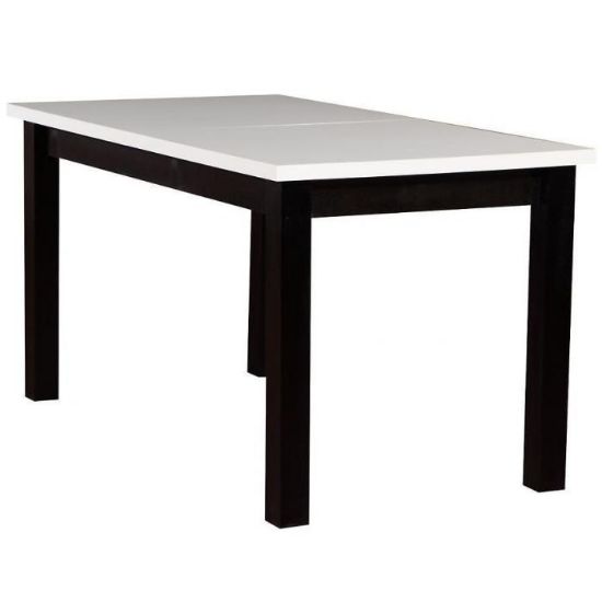 Stalas ST28 140X80+40 baltas/juodas paveikslėlis