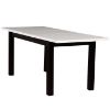 Stalas ST28 140X80+40 baltas/juodas paveikslėlis