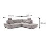 Madeiros 2 Kampinė sofa su miegamąja funkcija 2R-OT Primo 80 dešinė pusė paveikslėlis