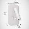 Sieninis šviestuvas Otello LED D 6W+3W WHITE 0372 K1 paveikslėlis