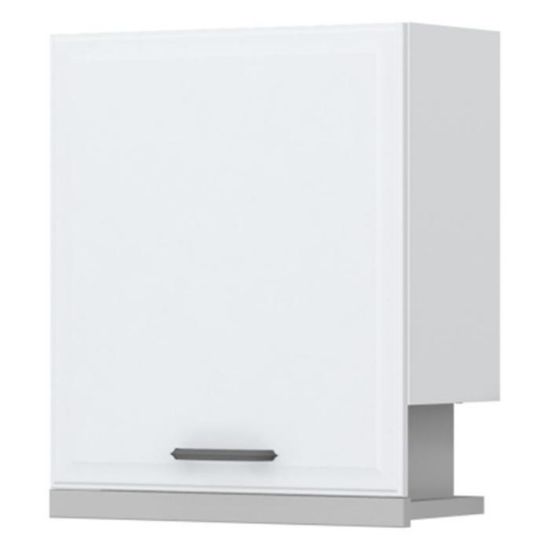 Virtuvės spintelė Evia a7-60-1ku/4 perlamutrinis pilkas kilimėlis paveikslėlis