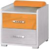 Naktinis staliukas Nemo 8 ash verona/gloss orange paveikslėlis