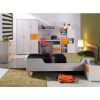 Naktinis staliukas Nemo 8 ash verona/gloss orange paveikslėlis