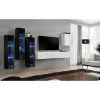 Vitrina Switch stiklas+LED XIII juoda/balta paveikslėlis