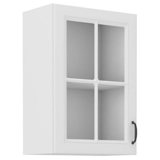 Virtuvinė spintelė STILO balta matinė/balta 40gs-72 1f paveikslėlis