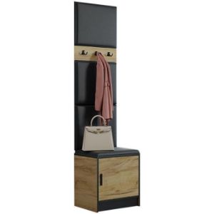 Rodyti išsamią informaciją apie Drabužių spinta Roj 10 craft + Madrid 1100 eko oda juoda Drabužių spinta Roj 10 craft + Madrid 1100 eko oda juoda paveikslėlis