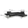 Kampinė sofa su miego funkcija Lotus L Orinoco 100+Madryt 120 dešininis paveikslėlis