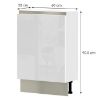 Virtuvės spintelė Infinity R3-60-1K/5 Crystal White paveikslėlis