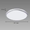 Plafond Planar LED 24W Silver 4000K 03840 PL1 paveikslėlis