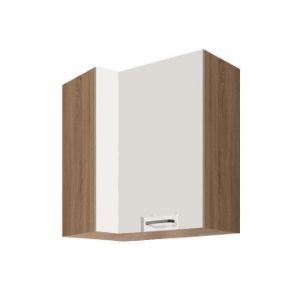 Paveikslėlis Favorit 45G dešinioji Sonoma/baltos spalvos virtuvės spintelė