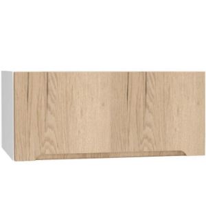 Virtuvės spintelė Zoya W80okgr / 560 Ąžuolas Halifax / Balta paveikslėlis