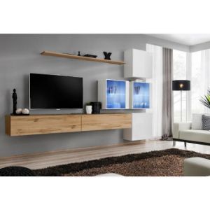 Paveikslėlis Sekcija Switch XIX stiklas + LED Wotan/balta