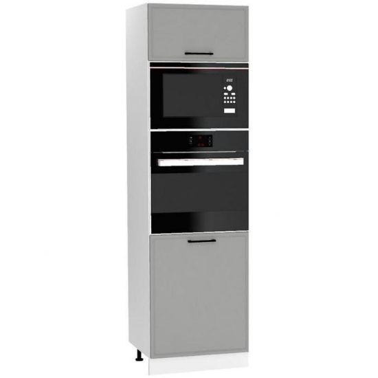 Virtuvės spintelė Emily D60PK MV 2133 LT Dast Grey paveikslėlis
