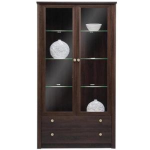 Paveikslėlis Vitrina Finezja F22 2 durys/led šokolado vitrina sonoma