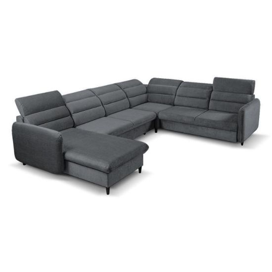 Samos II Vogue 15 sofa-lova, kairioji Kampinė sofa su miegamąja vieta paveikslėlis
