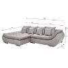 Kampinė sofa su miegamąja funkcija Hugo LC-2R Primo 80 paveikslėlis