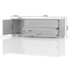 TV spintelė Piano TV135-1K2F/PN-70/KA/70 crystal white paveikslėlis