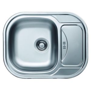 Paveikslėlis Bianka EC 154 480/620 vieno dubens plieninė kriauklė plius sifonas Paveikslėlis Bianka EC 154 480/620 vieno dubens plieninė kriauklė plius sifonas