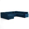 Kampinė sofa Minos U Monolith 77 kairioji sofa-lova paveikslėlis