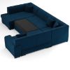 Kampinė sofa Minos U Monolith 77 kairioji sofa-lova paveikslėlis